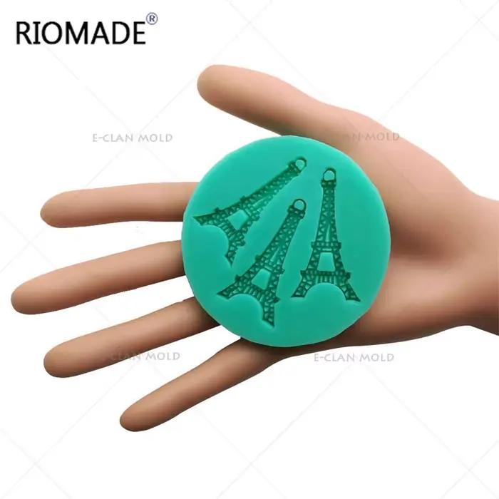 Moule en silicone Tour Eiffel de Paris pour décoration de gâteaux en fondant