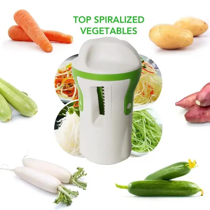 Coupe-légumes robuste, spiraliseur, trancheur de légumes, Zucchini Spaghetti, utilisation multifonctionnelle, accessoires de cuisine, 1 pièce