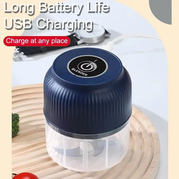 Mini hachoir électrique sans fil USB rechargeable de 250 ml pour légumes