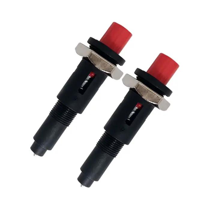 Bougie d'allumage piézo à une sortie, allumeur en céramique à bouton poussoir, briquet électronique en plastique pour cuisinière à gaz GPL et NG, 5 pièces
