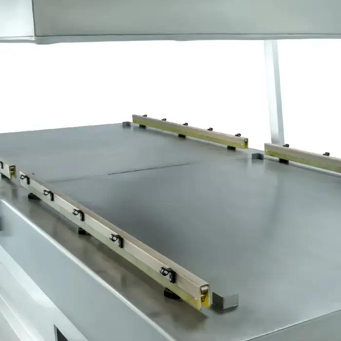 Emballage sous vide industriel à double chambre de 850 mm pour la viande, les fruits de mer, les usines de transformation alimentaire, haute vitesse, sur mesure