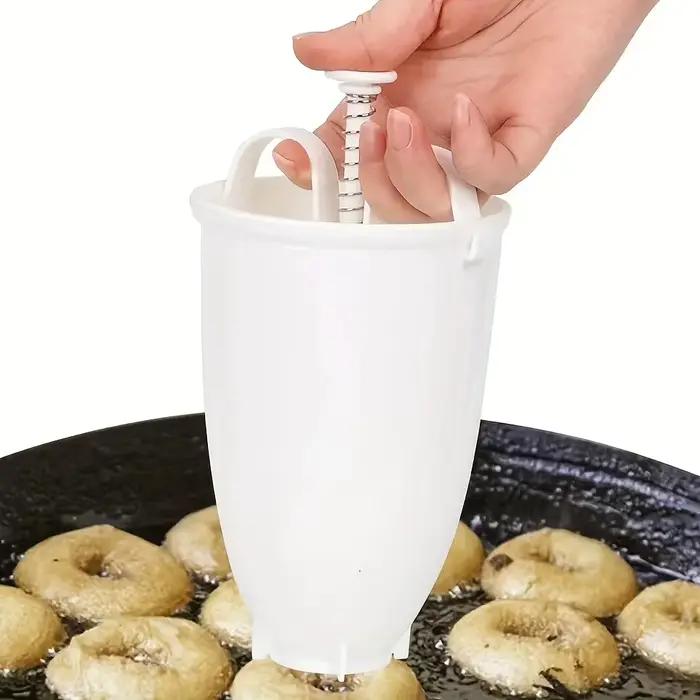 Offre spéciale fabricant de beignets moule à beignets facile rapide manuel gaufrier distributeur beignet Machine arabe gaufre en plastique léger friture profonde