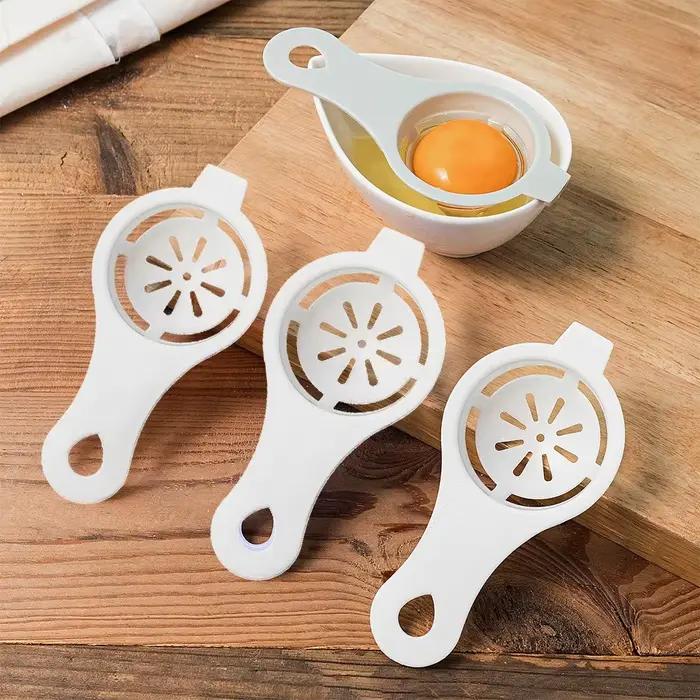 Mathiateur de jaune d'œuf en plastique, accessoire de cuisine, outil ménager, filtre, outil de cuisson