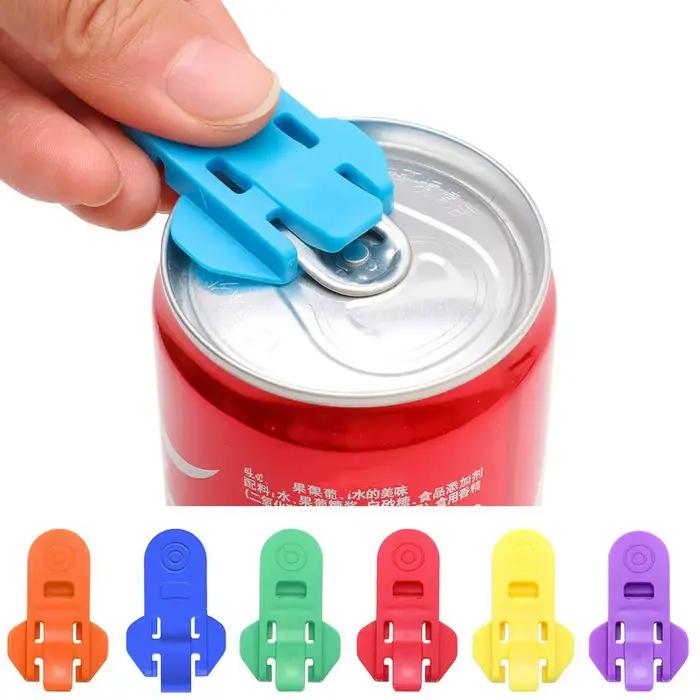 Ouvre-boîte portable réutilisable facile à utiliser, décapsuleur pour bière, cola, boisson, bouteille, cuisine, camping, bocaux, outils de retrait de couvercle