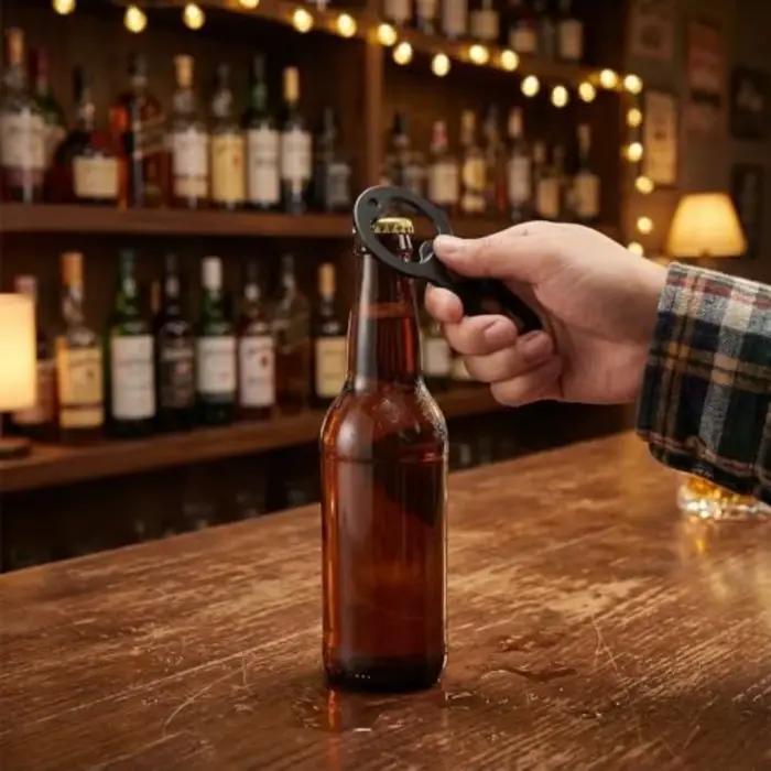 Ouvre-couvercle de bouteille de Soda en métal gassé, porte-clés antidérapant pour bière, Gadgets d'extérieur, nouvelle collection