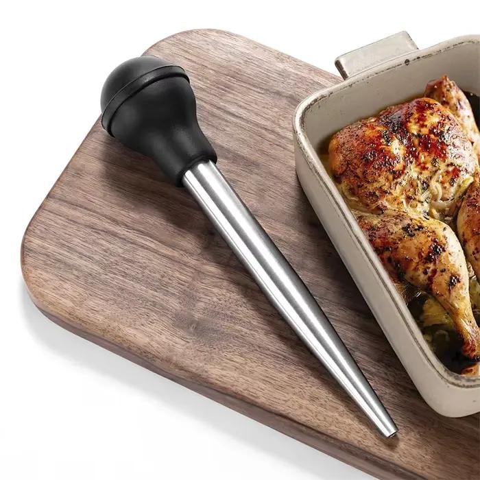 Aiguille de saveur pour BBQ, seringue à viande, Marinade, dinde, Baster, ensemble d'aiguilles, cuisine, Steak de porc, Sauces à viande, outil d'assaisonnement pour Barbecue