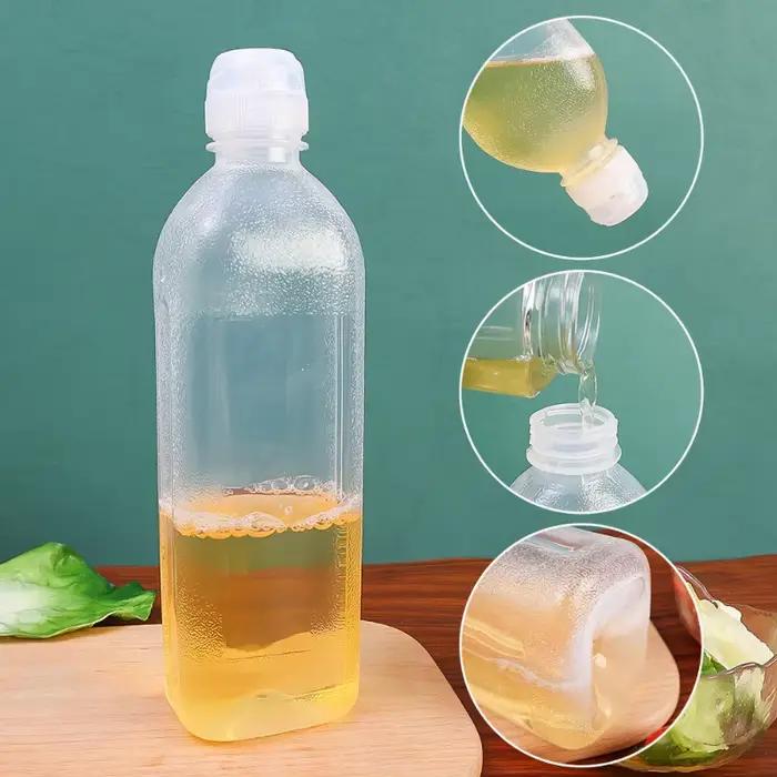 Bouteilles d'Assaisonnement Multifonctionnelles en PP de 1000ml Rouge Noir Vert Pour Cuisine Occasions Spéciales