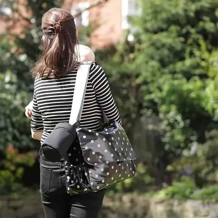 Sac isotherme pour bouteille, design portable et léger, avec une poignée réglable, garde les liquides chauds ou froids
