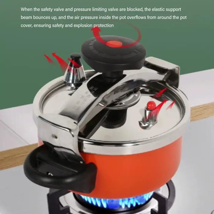 Mini Autocuiseur Astronomique en Acier Inoxydable pour Cuisinière à Gaz, Accessoire de Cuisine à Induction, 2 l