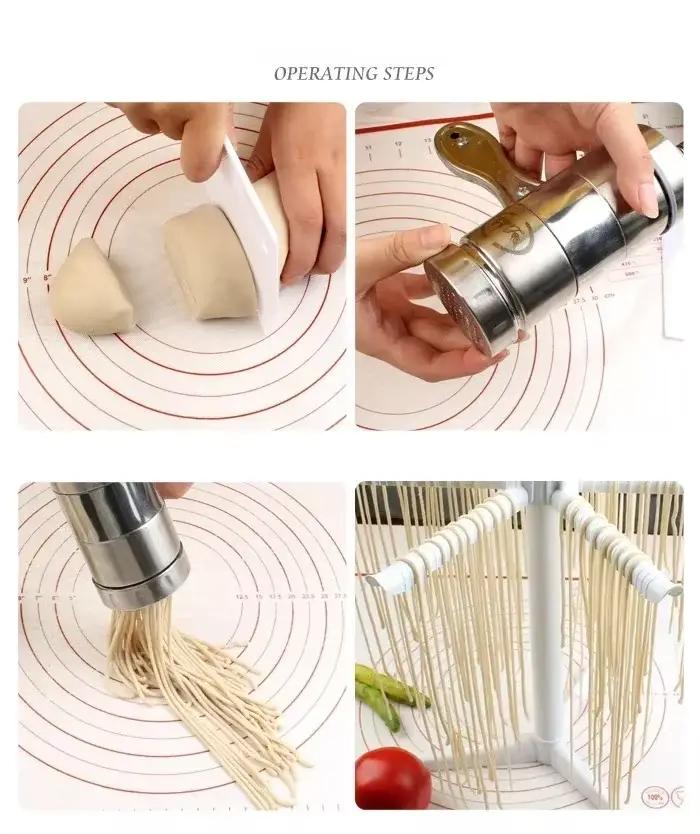 Accessoires de cuisine support de séchage de pâtes pliable