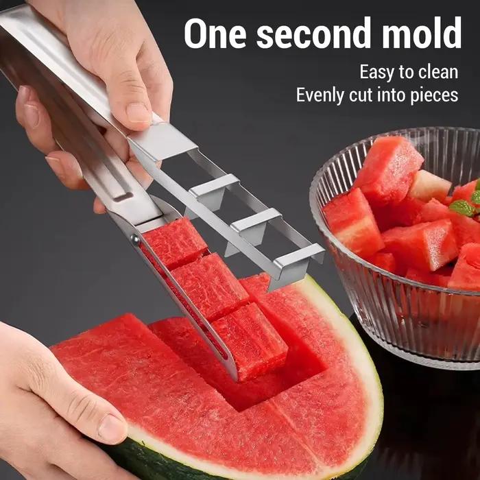 Coupe-fruits Cube de Melon coupe-melon coupe-pastèque grille antidérapante multifonctionnel détachable