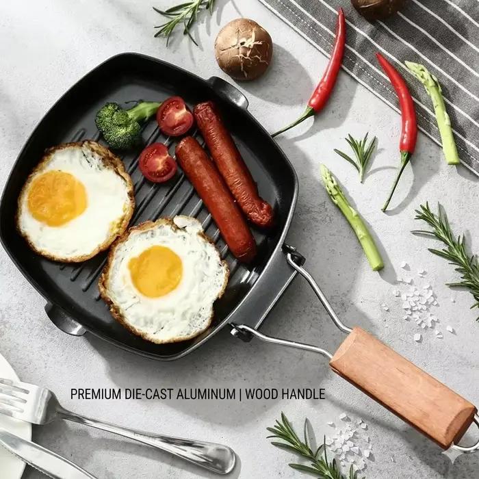 Poêle à griller antiadhésive pour steak