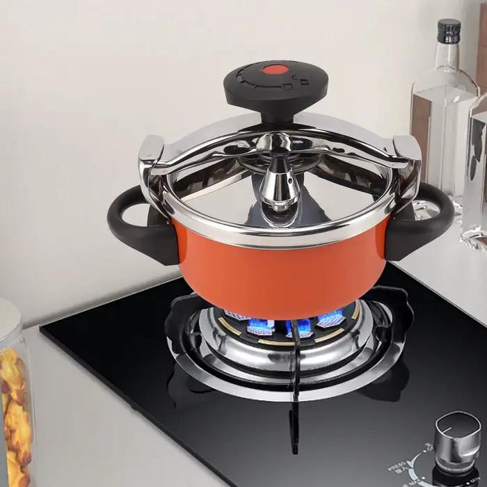Mini Autocuiseur Astronomique en Acier Inoxydable pour Cuisinière à Gaz, Accessoire de Cuisine à Induction, 2 l