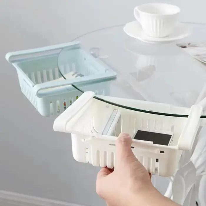 Boîte de rangement pour organisateur de réfrigérateur, tiroir de réfrigérateur multifonctionnel créatif pour fruits, œufs, aliments, conteneur de stockage en plastique, étagère