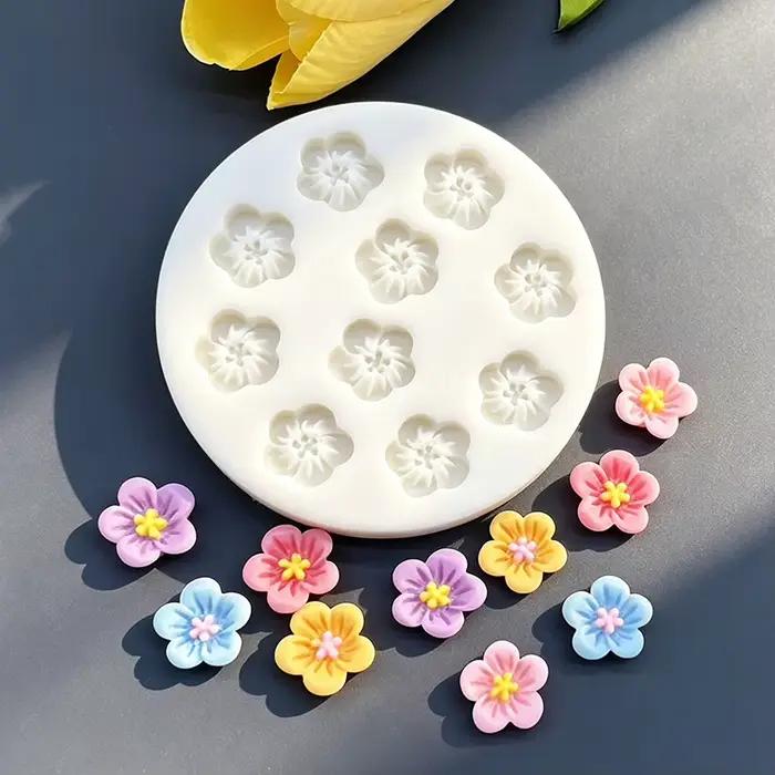 Moule à sucre en silicone fleur marguerite outils de décoration de gâteau pour cupcakes occassions spéciales烘焙与蛋糕装饰用具