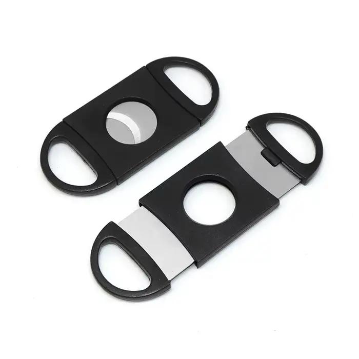 VISION AR Cutter de poche en acier inoxydable, double lame Zigamen, accessoires de coupe pour fumer, outil
