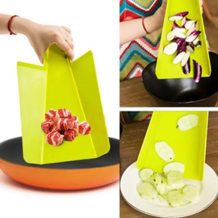 Produits ménagers écologiques, outil de cuisine pliant, planches à découper en plastique, planche à découper
