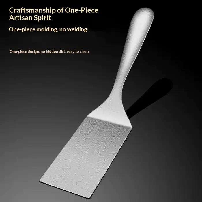 Spatule plate en acier inoxydable pour restaurant