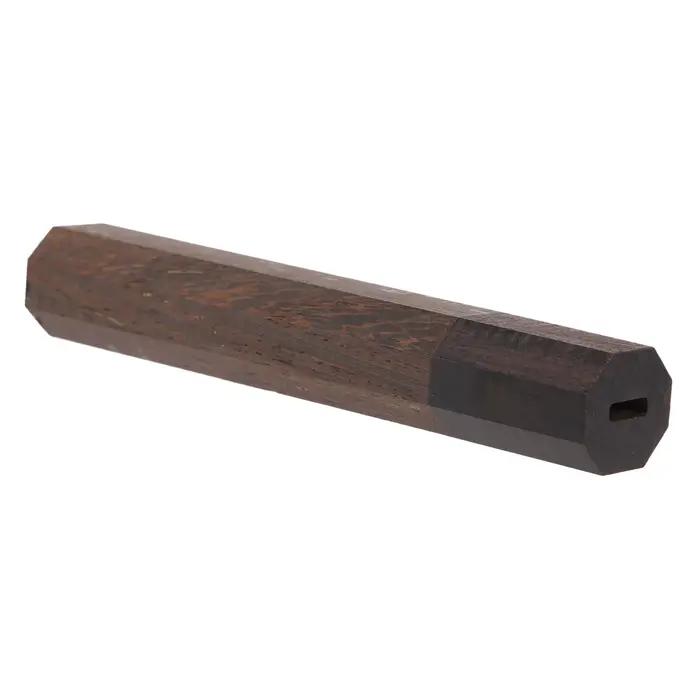 Poignée de couteau de chef japonais en bois de poulet et santal noir octogonale confortable pour cuisine artisanale occasions spéciales