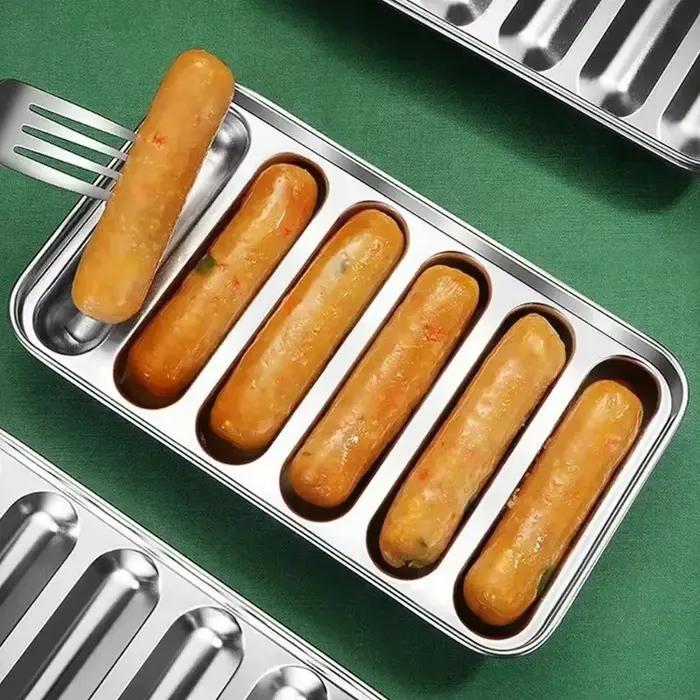 Moule à saucisses domestique en acier inoxydable pour la cuisson à la vapeur de gâteaux