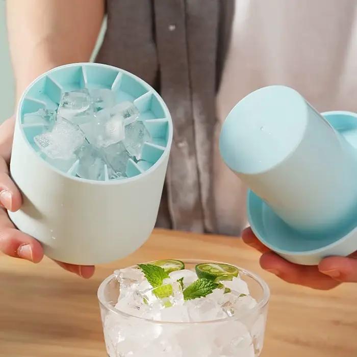 Moule à glaçons rond en Silicone