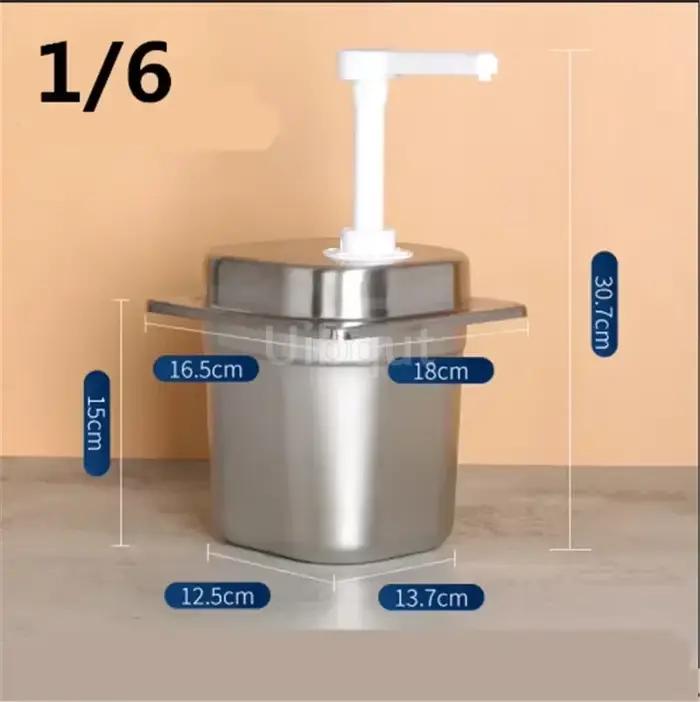 Distributeur de pompe à condiments en plastique, bouteille à presser, presse à sucre pressée à la main, pompe à sauce, bouteille de magasin de thé au lait, sirop fructose