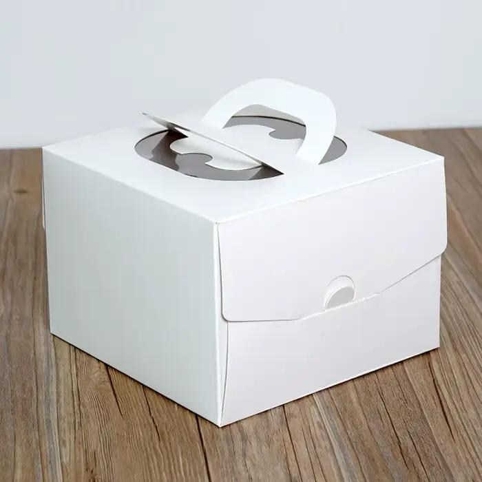 Boîte à gâteaux colorée en carton pour fête d'anniversaire enfant mariage noël saint valentin occaions spéciales 50 pièces lot