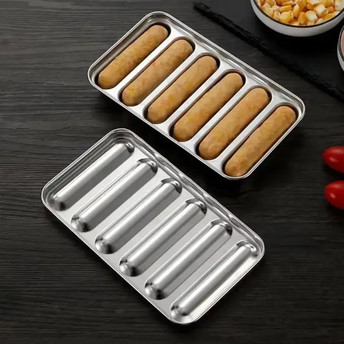 Moule à saucisses domestique en acier inoxydable pour la cuisson à la vapeur de gâteaux