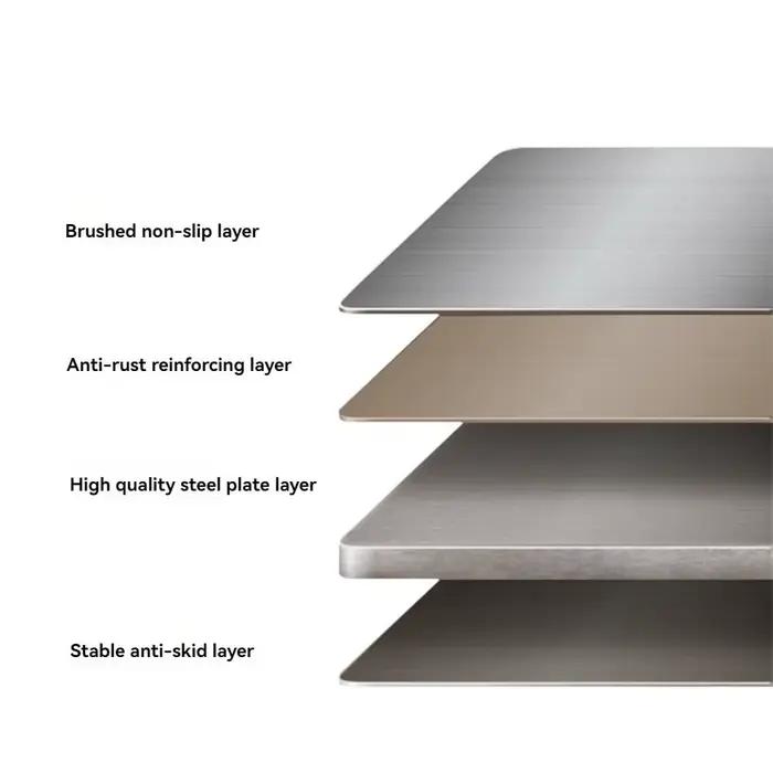 Couvercle de cuisinière en acier inoxydable