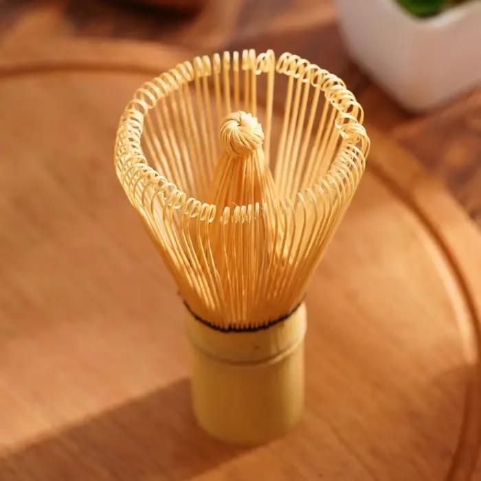 Ensemble de fouets Matcha fait à la main, kit de démarrage multifonction en bambou pour préparation de thé, idéal pour amateurs et débutants, cadeau unique pour occasions spéciales