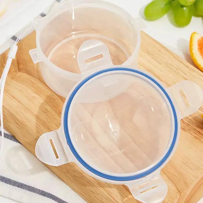 Boîte de stockage de fruits et légumes réutilisable en plastique PP transparent pour réfrigérateur et organisation de cuisine occasionnelle et quotidienne