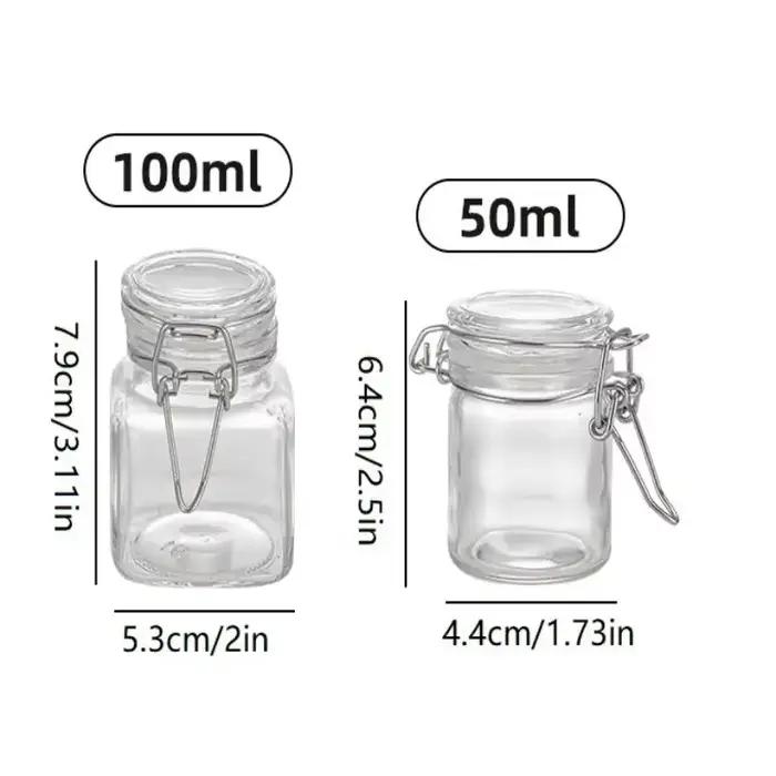 Bouteille en verre scellée de 50/100ml