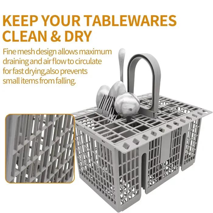 Lave-vaisselle détachable panier à couverts vaisselle Portable fourchette cuillère couverts stockage cuisine outils de vaisselle multifonctionnels ﻿