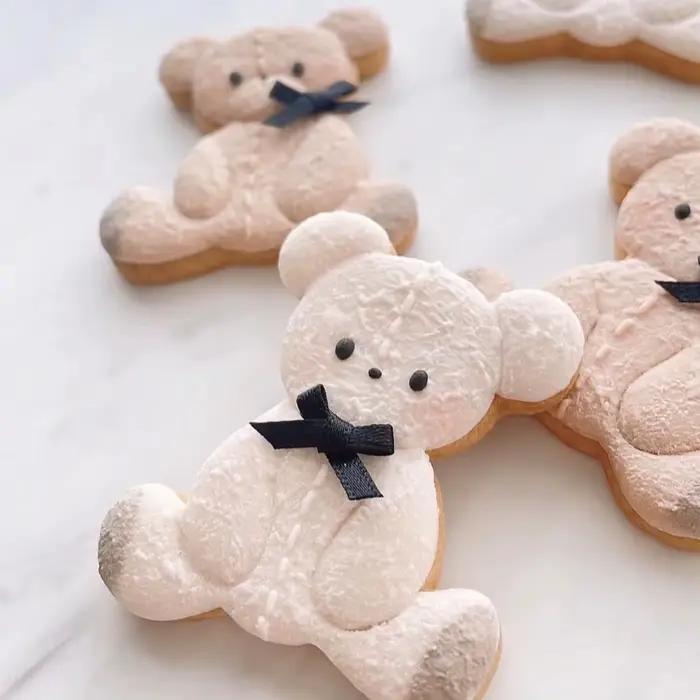 Moule à biscuits au beurre d'ours de dessin animé