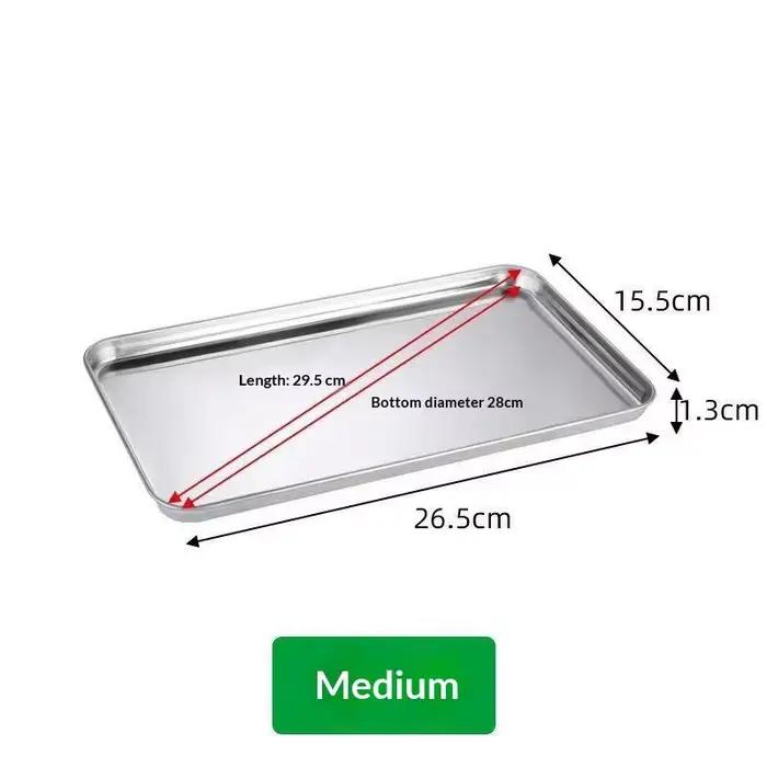 Plateau rectangulaire en plastique vibrant pour buffets commerciaux et fêtes familiales multicolore robuste et facile à entretenir pour servir du riz et des nouilles