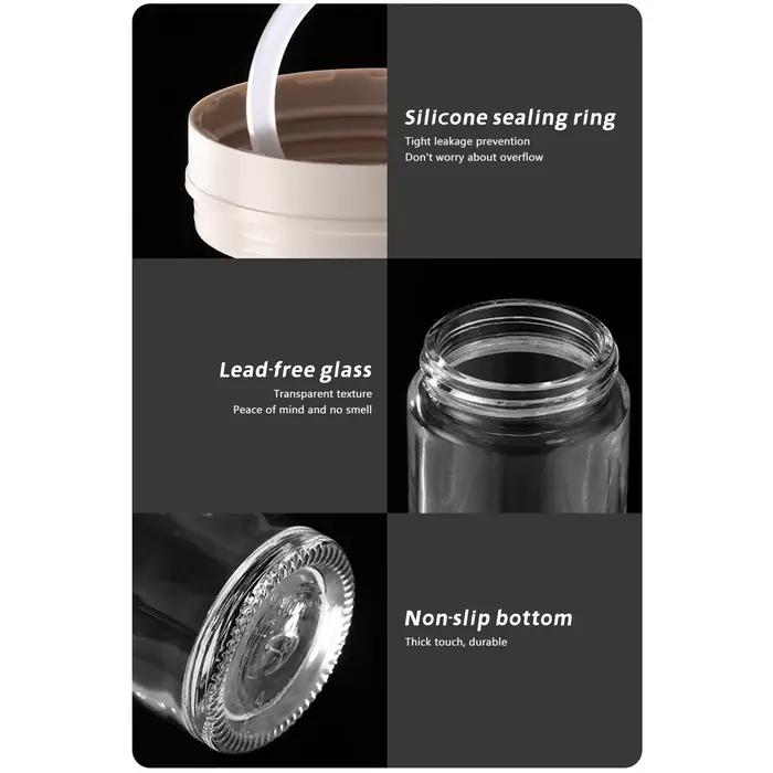 Bouteille d'huile en verre de 100ml, Mini organisateur de Sauce soja, Shaker anti-fuite, distributeur d'huile d'assaisonnement de cuisine, conteneur fournitures de cuisine