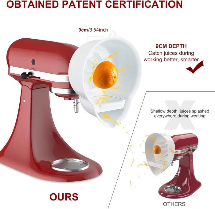 Accessoire de pressage d'agrumes pour batteur sur socle Kitchenaid élégant pour mélangeur de presse-agrumes et occasion spéciale pour femmes