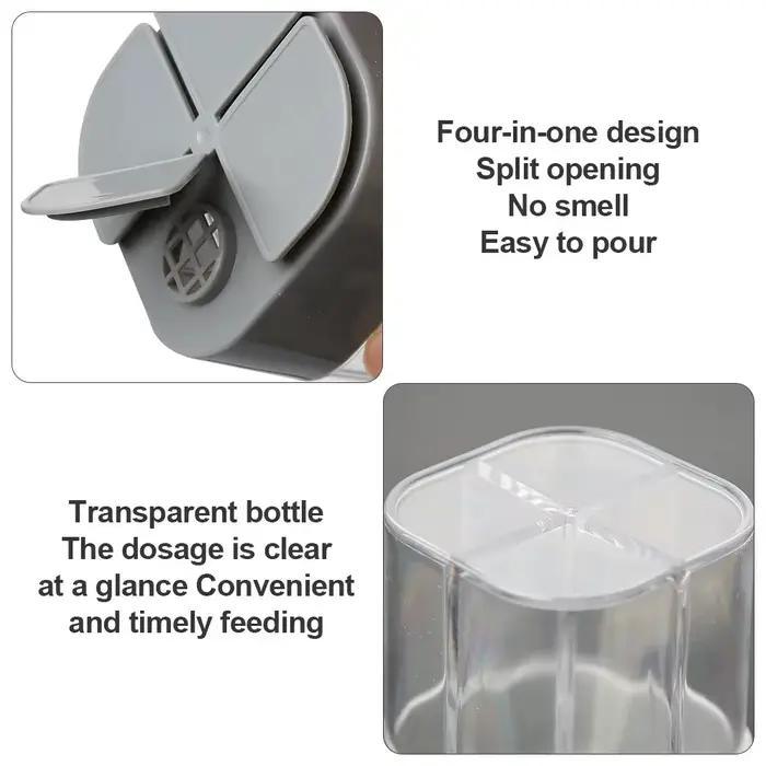 Pot d'assaisonnement 4 en 1 pour Camping et randonnée, gril de cuisine en plein air, distributeur d'épices pour barbecue, fournitures de Camping, ustensiles de cuisine, accessoires d'équipement