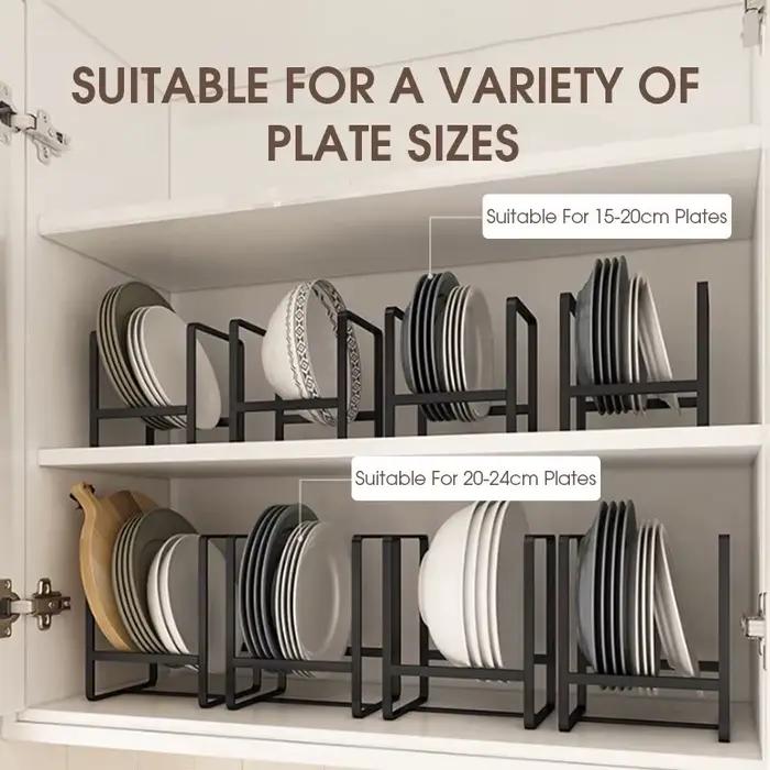 Support vertical en acier inoxydable pour rangement de vaisselle et organisation de cuisine, bureau ou chambre multifonctionnel