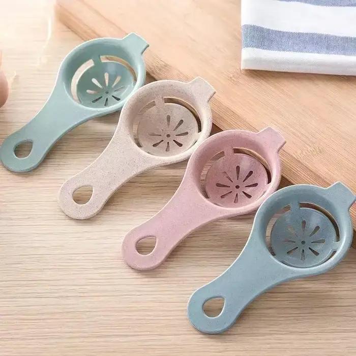 4 Séparateurs de blanc d'œuf multifonctionnels, filtres à liquide d'œuf simples et pratiques, accessoires de pâtisserie