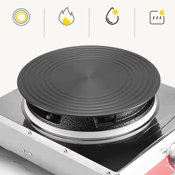 Diffuseur supérieur de cuisinière en aluminium, plaque de Conduction de chaleur, plaque de guidage thermique de cuisine, cuisinière à gaz, pièces d'ustensiles de cuisine, vaisselle d'extérieur