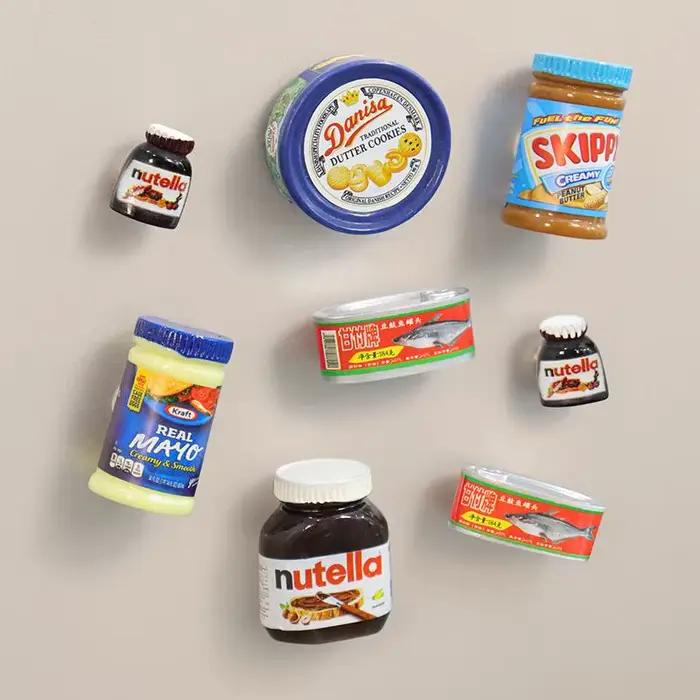 Aimants pour réfrigérateur, bouteilles d'assaisonnement mignonnes, planches à trous et autocollants décoratifs de dessin animé pour photos polaroid occasions spéciales