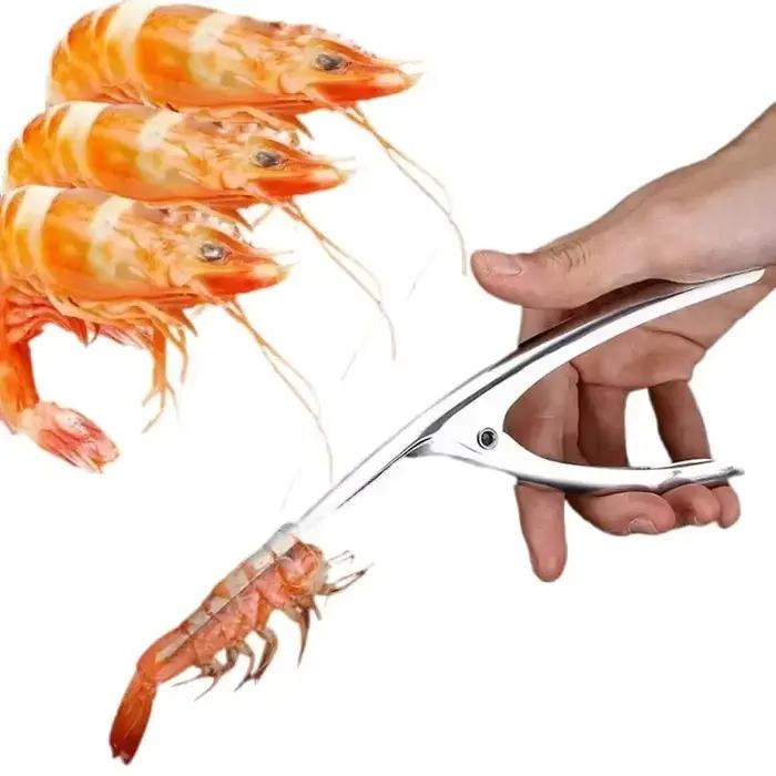 Éplucheur de crevettes en acier inoxydable