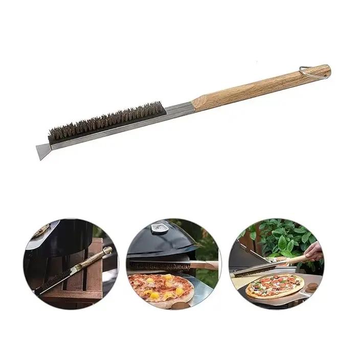 Brosse à pierre pour four à pizza avec raclette 21 pouces