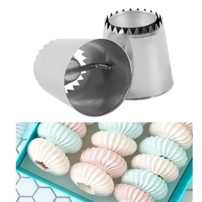 Douilles extra larges pour crème glacée, outils de décoration de gâteau d'anniversaire et de mariage, pointes de crème glacée haut de gamme, pâtisserie, fleur, CM038CM039