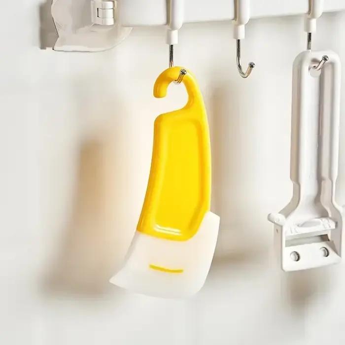 Spatule de nettoyage en silicone, grattoir de cuisine à lame souple, brosse pour nettoyer casseroles, poêles et vaisselle sale, outils de nettoyage, ustensiles de cuisine en silicone