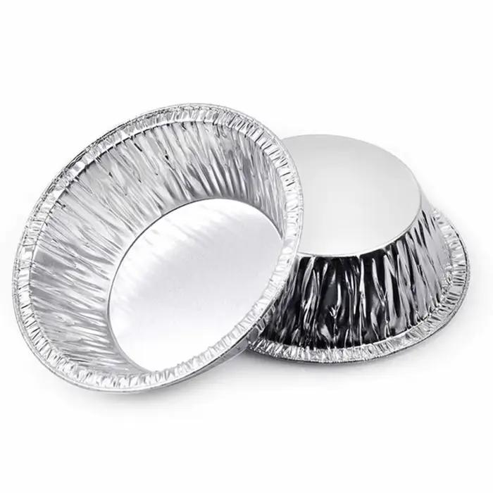 Moule à Tarte aux emoufs en Aluminium, Mini Pot à Poulet, Plaque de Cuisson, Antiadhésif, 18/100 Pièces