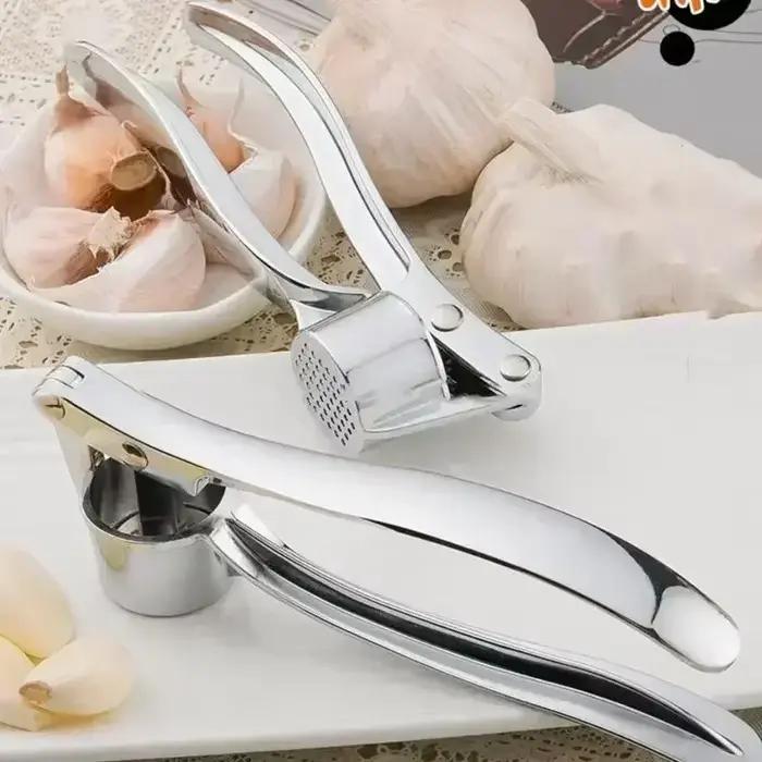 Presse-ail manuel en acier inoxydable, Gadget de cuisine pour la maison, parfait pour la pâte d'ail, hachoir au gingembre, accessoire de cuisine indispensable
