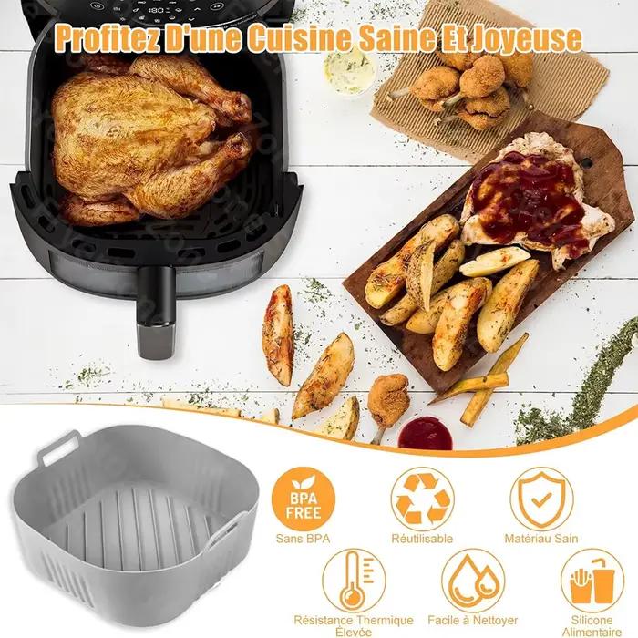 Moule de friteuse à Air carré de 23cm