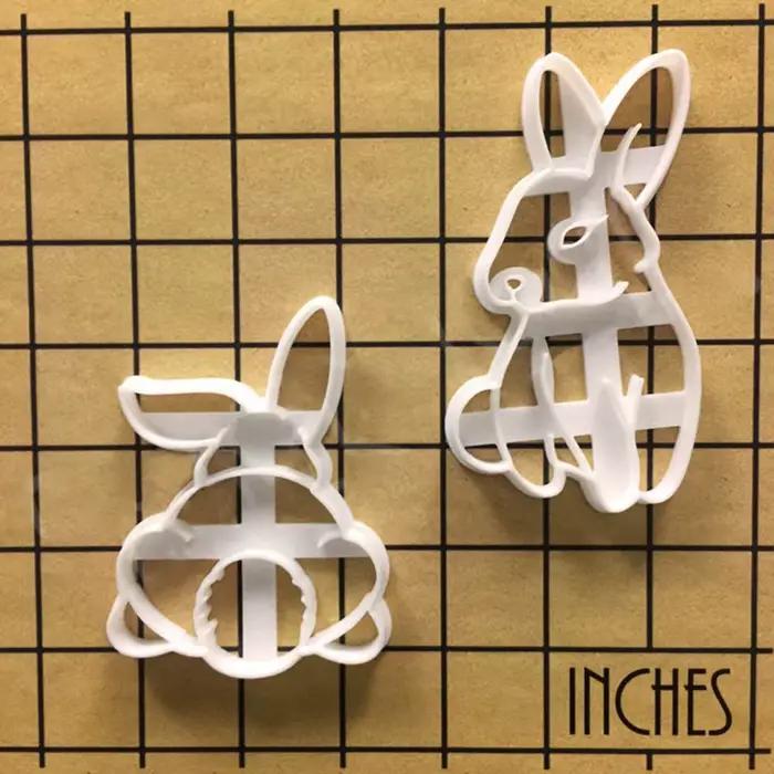 Lot de 1 à 3 emporte-pièces de Pâques